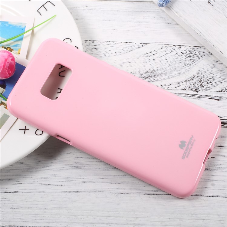 MERCURY GOOSPERY Flash Powder TPU Mobile Phone Case for Samsung Galaxy S8 - Pink-3