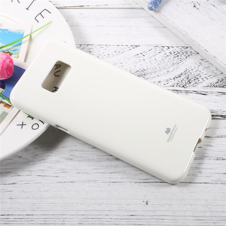 MERCURY GOOSPERY Flash Powder TPU Shell Case for Samsung Galaxy S8+ Plus - White-3