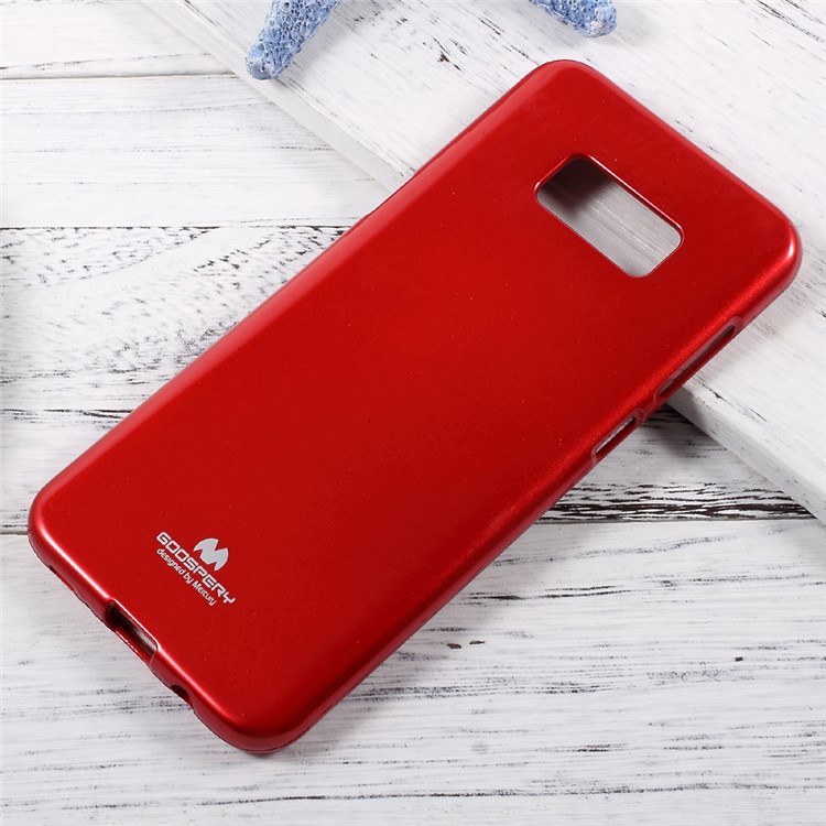 MERCURY GOOSPERY Flash Powder TPU Cover Case for Samsung Galaxy S8+ Plus - Red-1