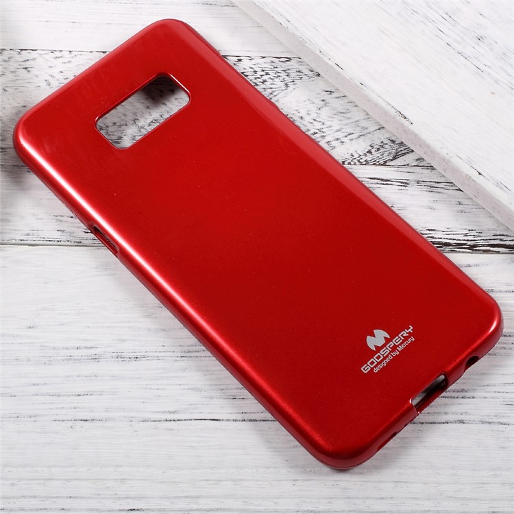 MERCURY GOOSPERY Flash Powder TPU Cover Case for Samsung Galaxy S8+ Plus - Red-2