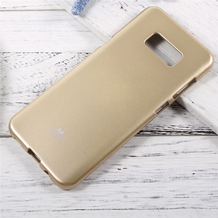 MERCURY GOOSPERY Flash Powder TPU Mobile Phone Case for Samsung Galaxy S8+ Plus - Gold-1