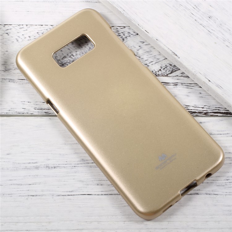 MERCURY GOOSPERY Flash Powder TPU Mobile Phone Case for Samsung Galaxy S8+ Plus - Gold-2