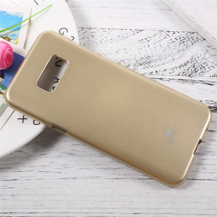 MERCURY GOOSPERY Flash Powder TPU Mobile Phone Case for Samsung Galaxy S8+ Plus - Gold-3