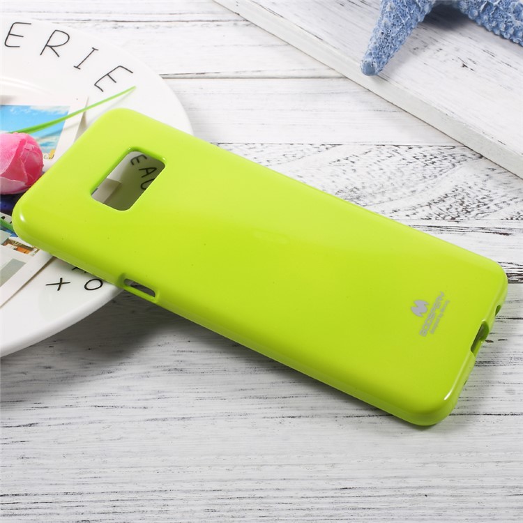 MERCURY GOOSPERY Flash Powder Flexible TPU Case for Samsung Galaxy S8+ Plus - Green-3
