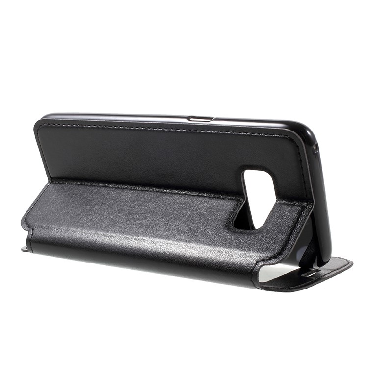 ROAR Noble Leather View Case Stand for Samsung Galaxy S8 - Black-4