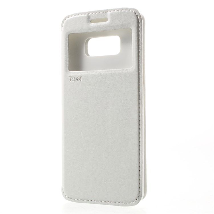 ROAR Noble View Window Leather Cover for Samsung Galaxy S8 - White-2