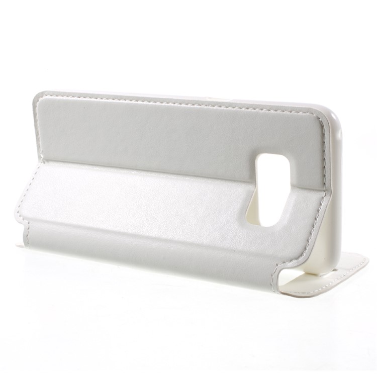 ROAR Noble View Window Leather Cover for Samsung Galaxy S8 - White-4