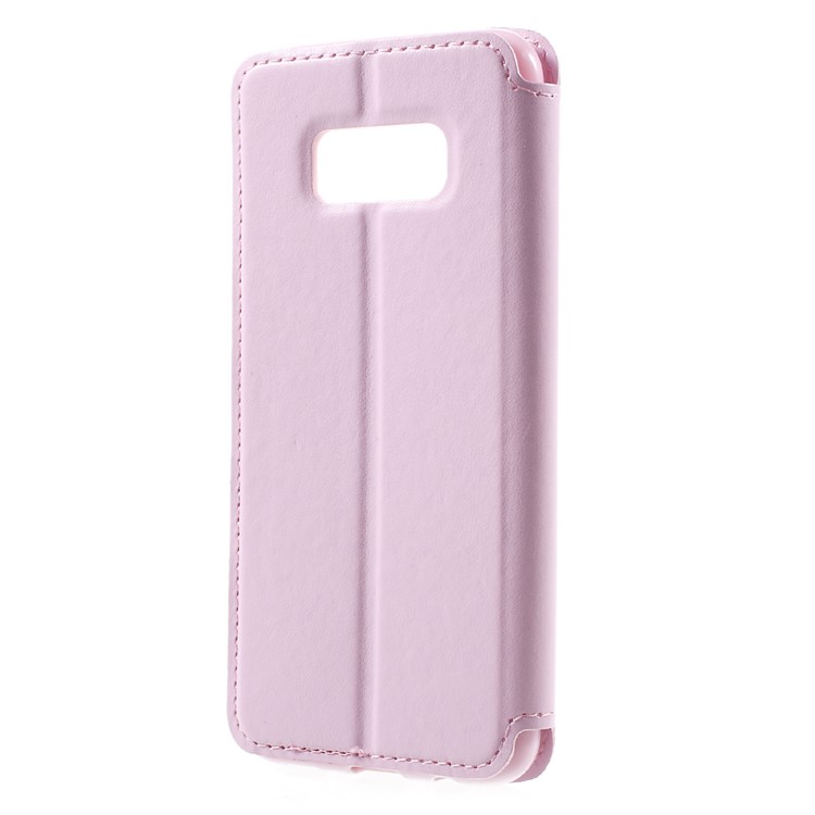 ROAR Noble View Window Leather Shell for Samsung Galaxy S8 - Pink-3