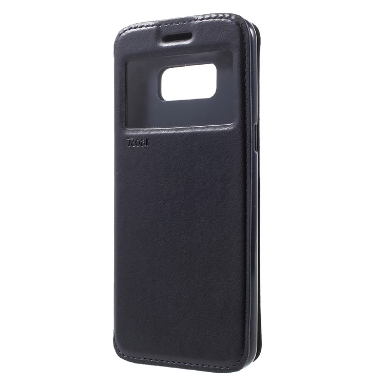 ROAR Noble Leather View Potective Case for Samsung Galaxy S8 - Dark Blue-2