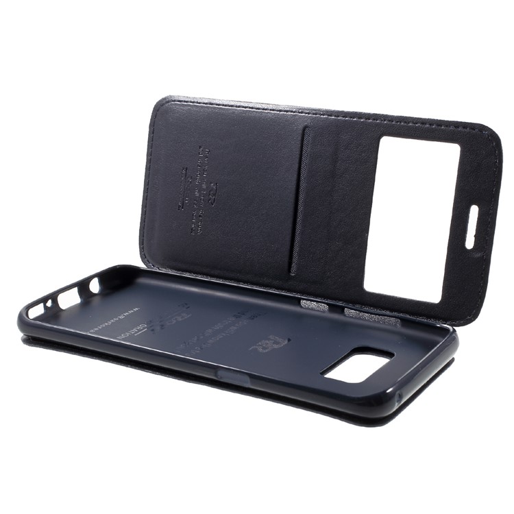 ROAR Noble Leather View Potective Case for Samsung Galaxy S8 - Dark Blue-6