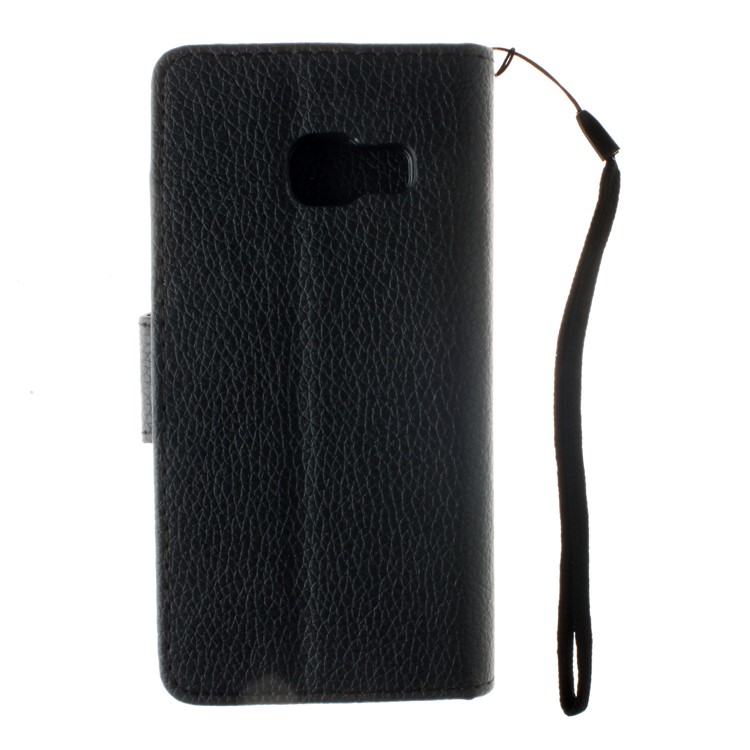 Litchi Skin Magnetic Leather Stand Case for Samsung Galaxy A5 (2017) SM-A520F - Black-3