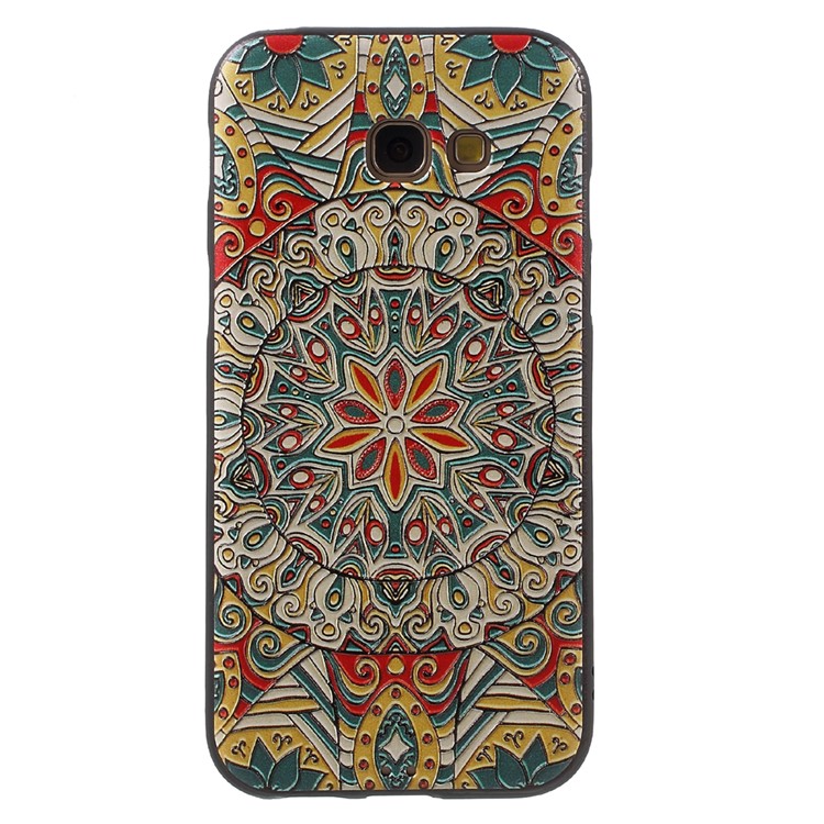 

Soft Embossed Printing Pattern TPU Mobile Casing for Samsung Galaxy A5 (2017) SM-A520F - Mandala Pattern