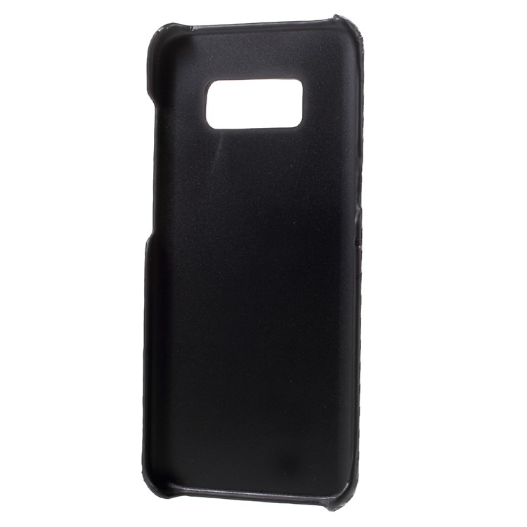 Carbon Fiber PU Leather Coated PC Back Case for Samsung Galaxy S8 - Black-6