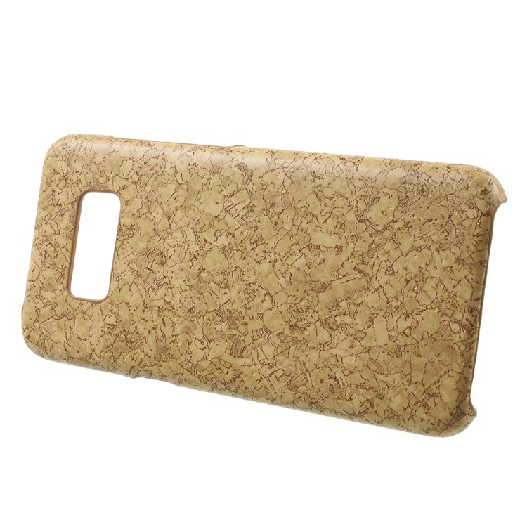 Marble Texture Thin PU Leather Coated PC Back Cover for Samsung Galaxy S8-2