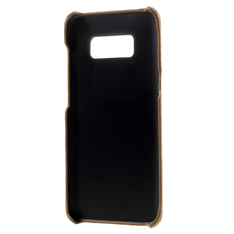 Marble Texture Thin PU Leather Coated PC Back Cover for Samsung Galaxy S8-4