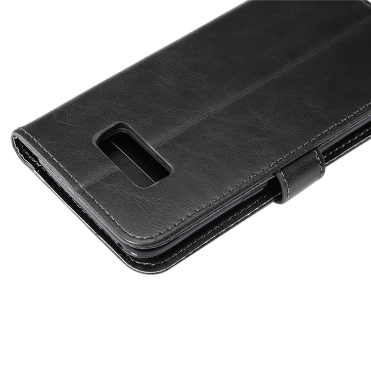 ENKAY Crazy Horse PU Leather Stand Wallet Case for Samsung Galaxy S8 G950 - Black-6