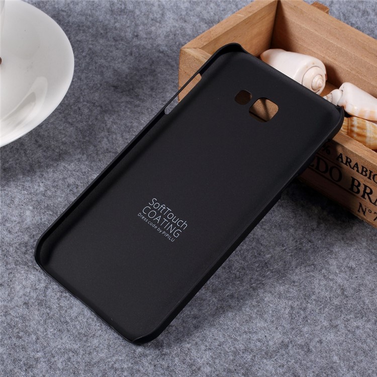 X-LEVEL Metallic PC Back Phone Case for Samsung Galaxy A7 (2017) SM-A720F - Black-3