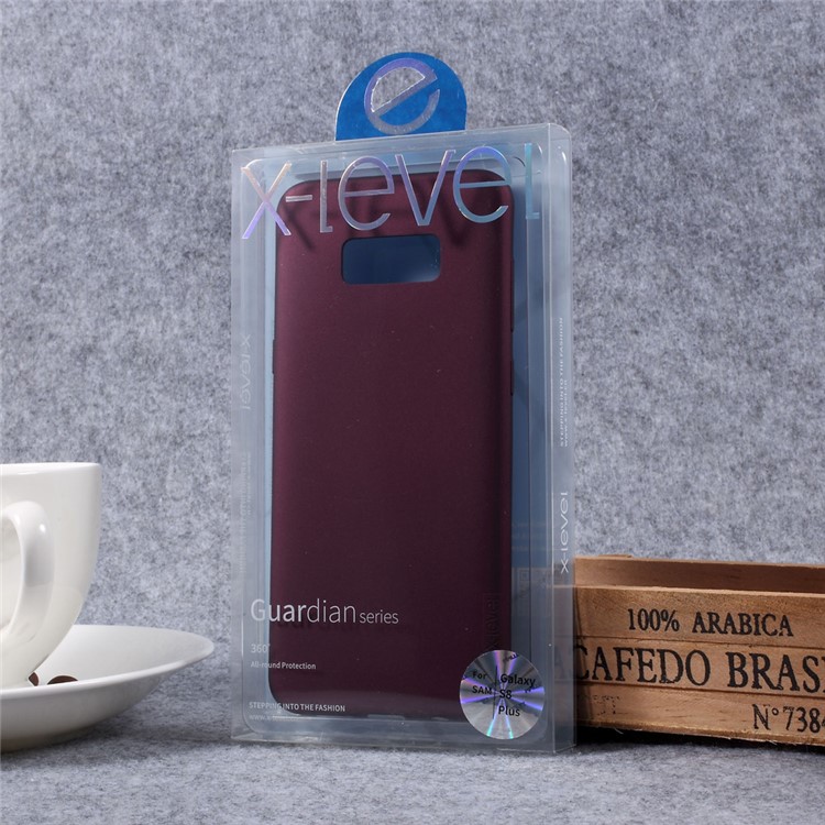 X-LEVEL Guardian Series TPU Phone Case for Samsung Galaxy S8 Plus G955 - Wine Red-4