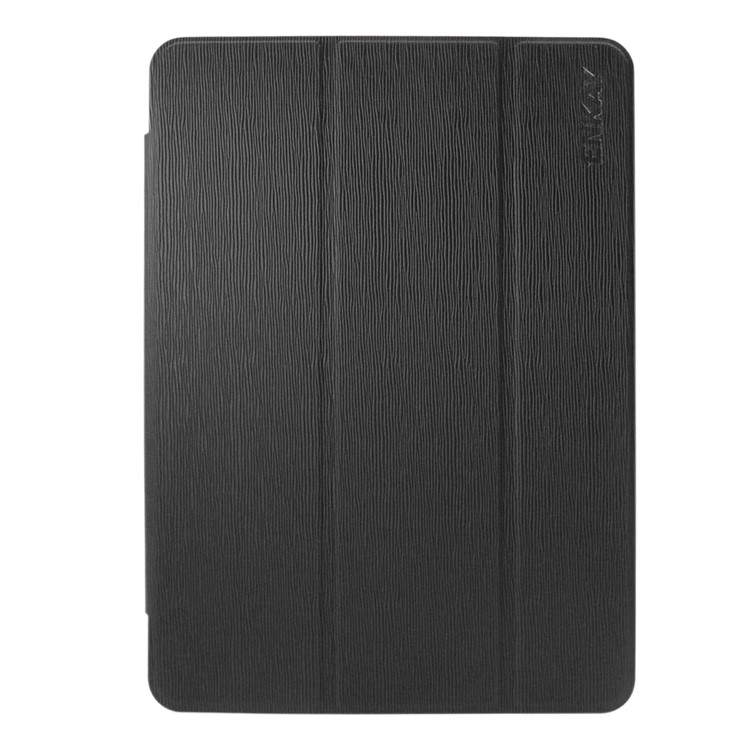 ENKAY Toothpick Grain Smart Leather Case for Samsung Galaxy Tab S3 9.7-inch T820 T825 - Black-1