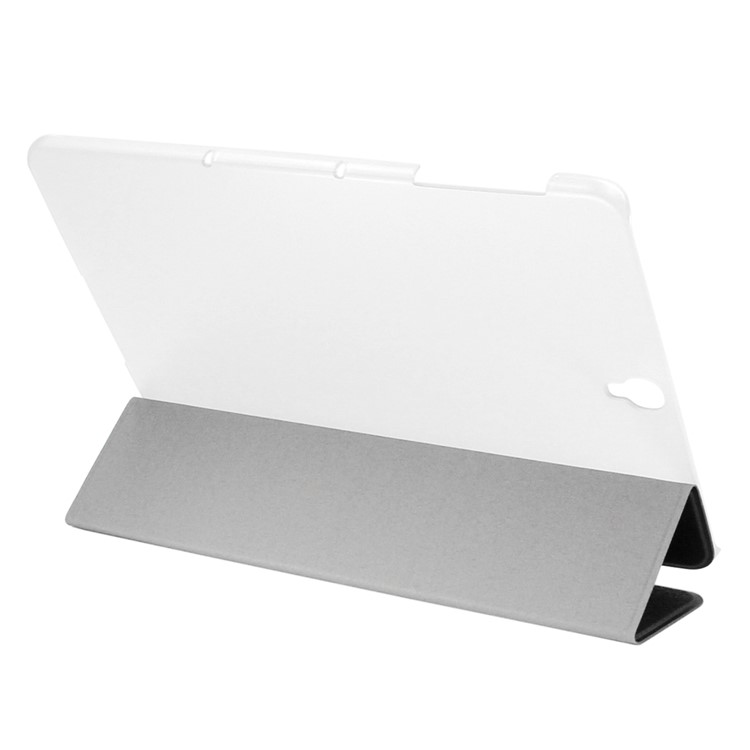 ENKAY Silk Texture Tri-fold Smart Leather Stand Case for Samsung Galaxy Tab S3 9.7-inch T820 T825 - Black-4