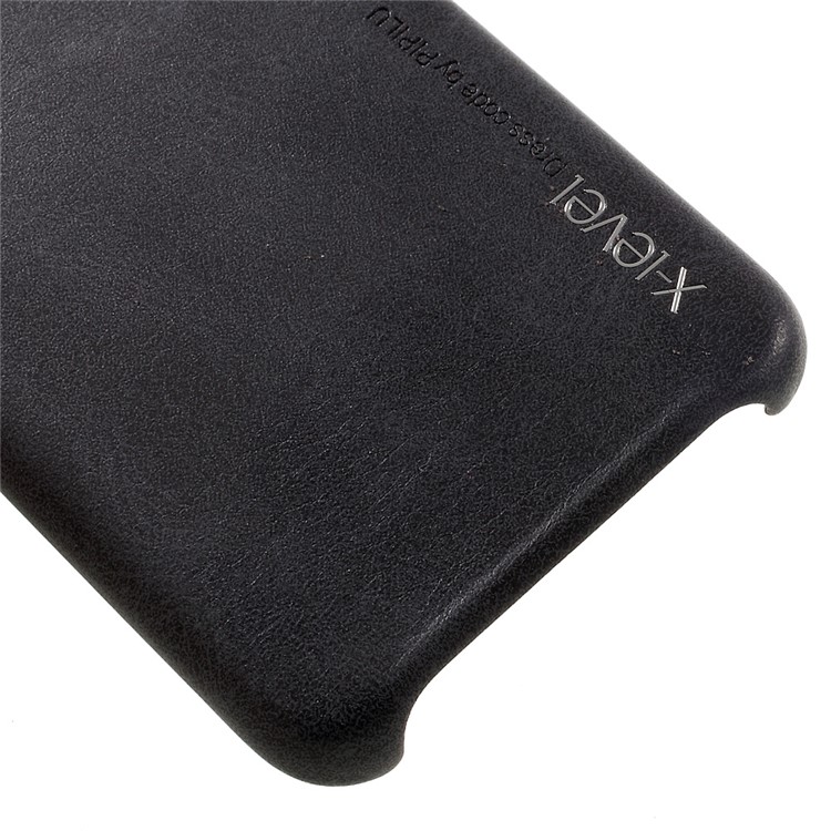 X-LEVEL Vintage Series Hard Phone Case for Samsung Galaxy S8+ G955 (PU Leather + PC) - Black-5