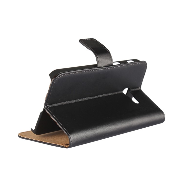 Split Leather Stand Wallet Phone Case for Samsung Galaxy A5 (2017) SM-A520F - Black-3