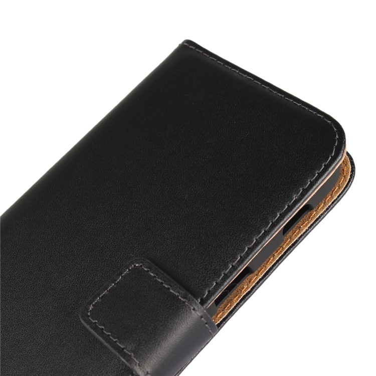 Split Leather Stand Wallet Phone Case for Samsung Galaxy A5 (2017) SM-A520F - Black-5
