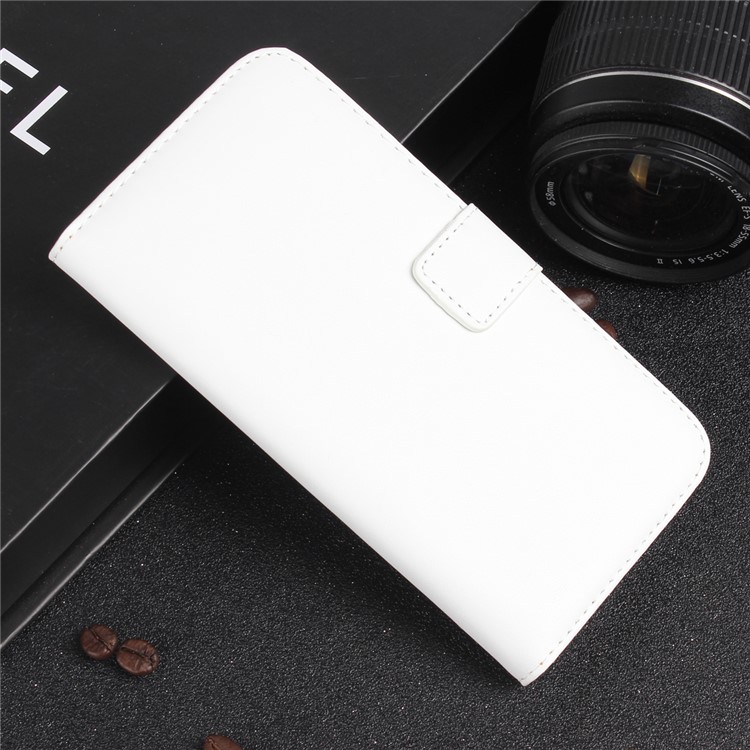 Split Leather Wallet Mobile Cover for Samsung Galaxy A5 (2017) SM-A520F - White-5