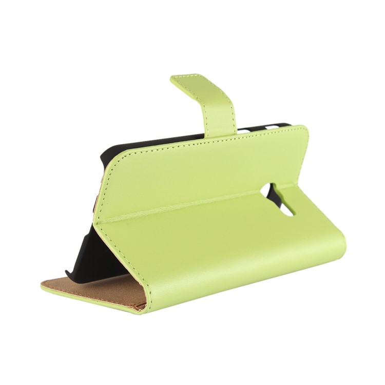 Card Holder Stand Split Leather Cover for Samsung Galaxy A5 (2017) SM-A520F - Green-2