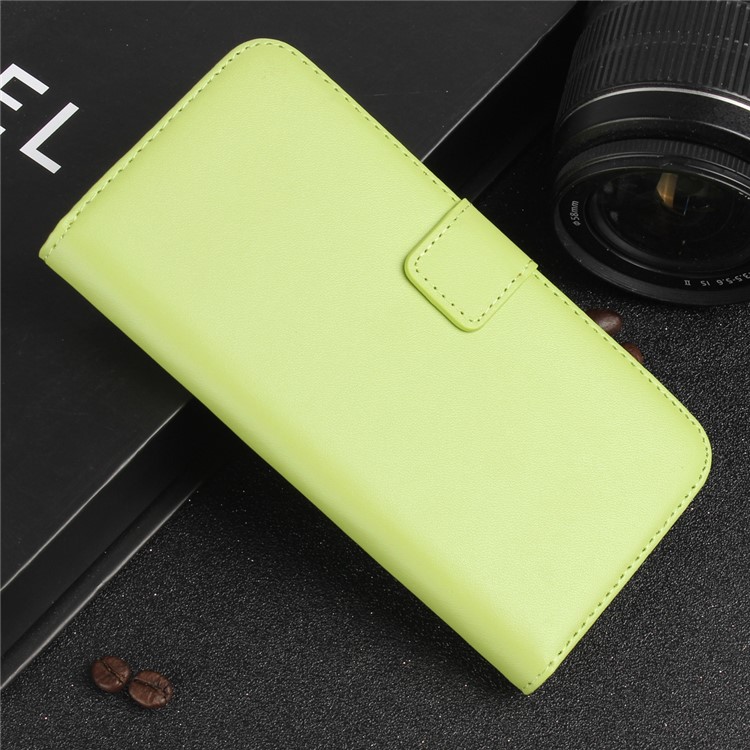 Card Holder Stand Split Leather Cover for Samsung Galaxy A5 (2017) SM-A520F - Green-5