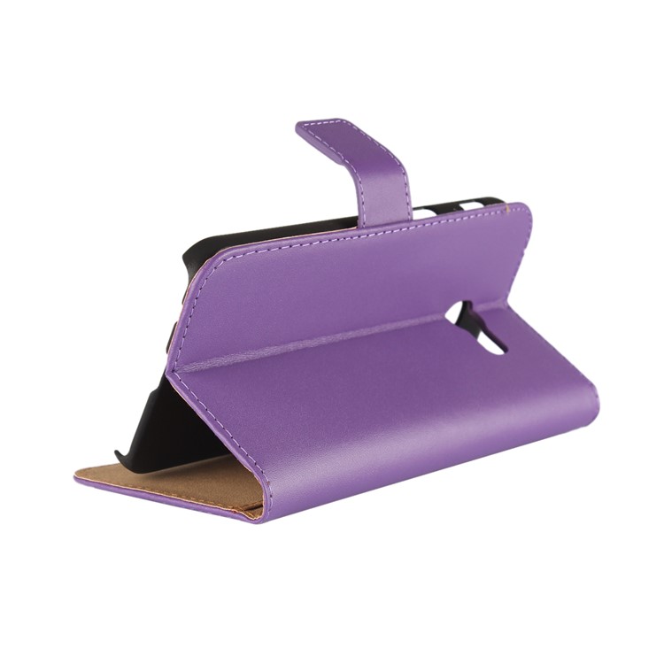 Split Leather Case with Wallet Slots for Samsung Galaxy A5 (2017) SM-A520F - Purple-2