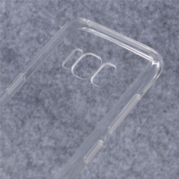 Acrílico Cristalino + Capa De Telefone Híbrido TPU Para Samsung Galaxy S8 SM-G950-4