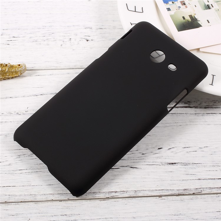 Rubberized Hard PC Case for Samsung Galaxy J5 (2017) - Black-1