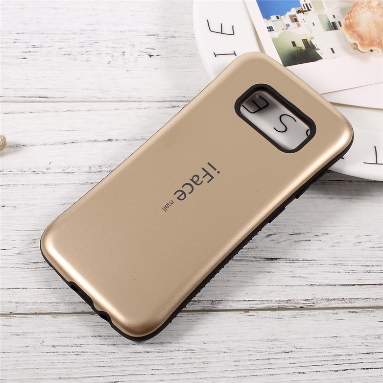 IFACE MALL PC + TPU Hybrid Case Phone Shell for Samsung Galaxy S8 SM-G950 - Gold-1