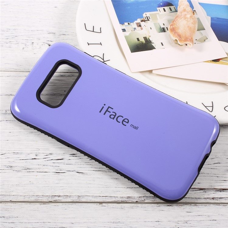 IFACE MALL PC + TPU Shell Hybrid Case for Samsung Galaxy S8 SM-G950 - Purple-3