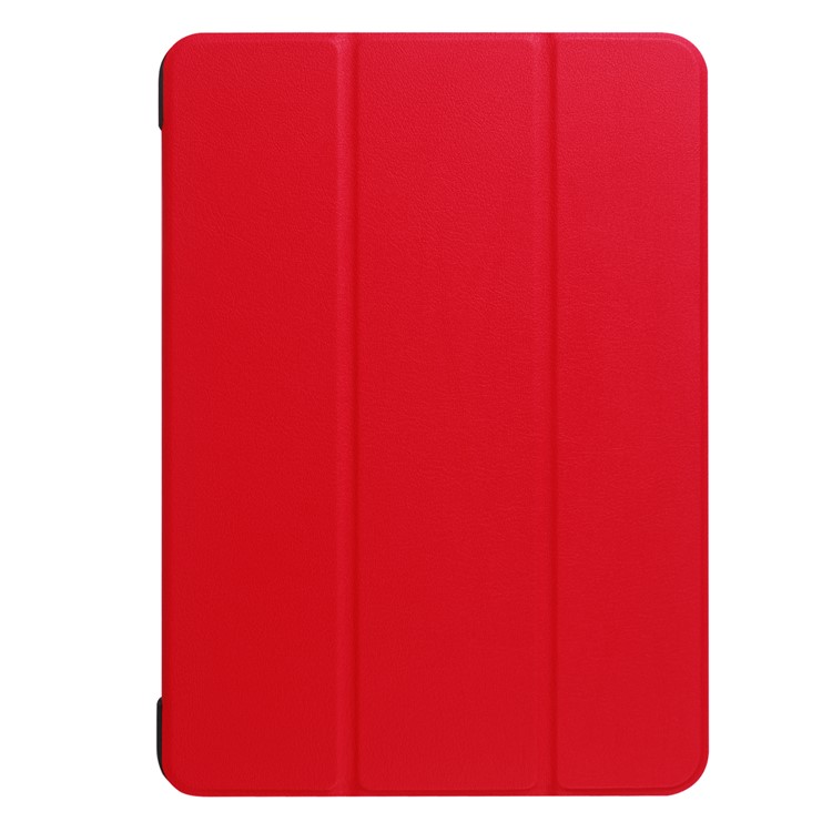 Tri-fold Flip Stand Leather Cover for Samsung Galaxy Tab S3 9.7-inch T820 - Red-2