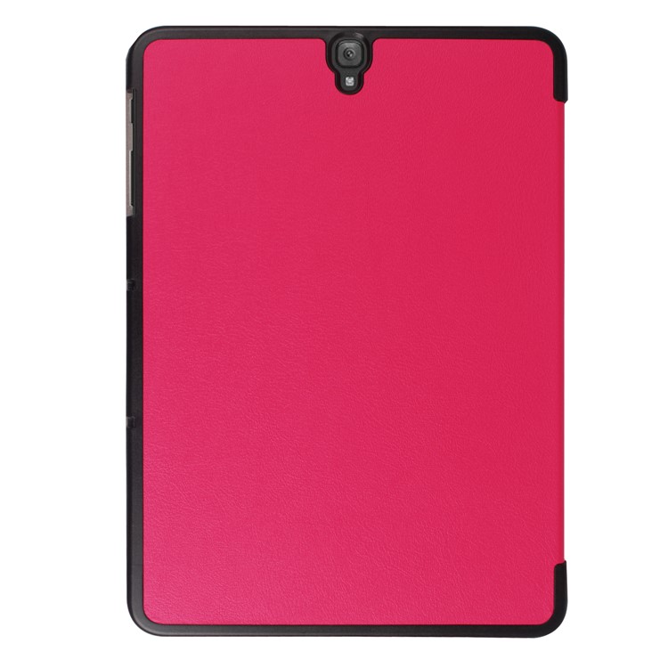 Flip Leather Tri-fold Stand Case for Samsung Galaxy Tab S3 9.7-inch T820 - Rose-3