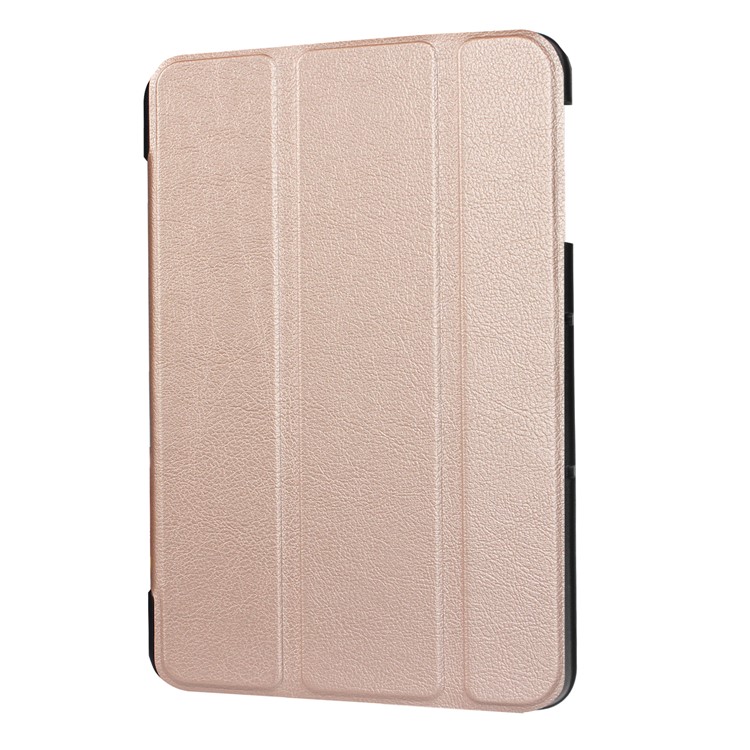 tri-fold PU Leather Stand Shell para Samsung Galaxy Tab S3 9.7-inch T820 - rosa oro-7