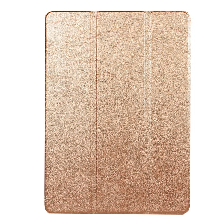 PU Leather Tri-fold Stand Case for Samsung Galaxy Tab S3 9.7-inch T820 - Gold-2