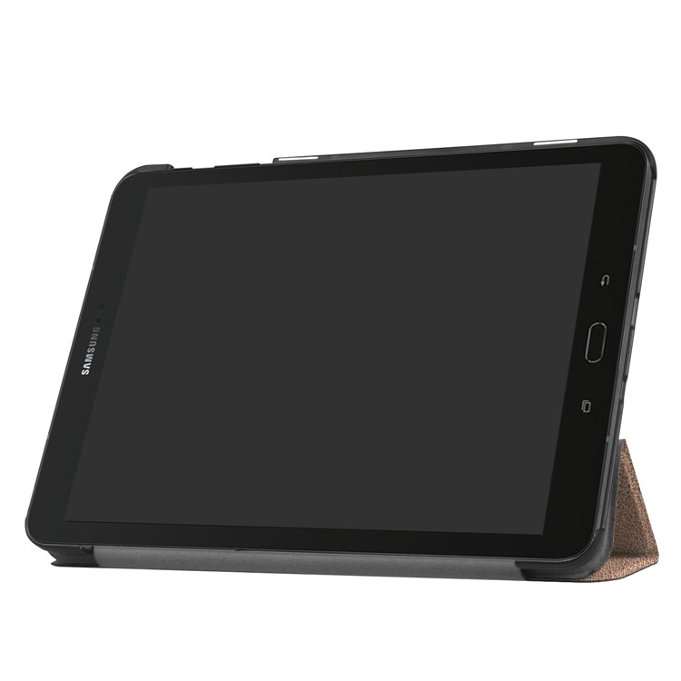 PU Leather Tri-fold Stand Case for Samsung Galaxy Tab S3 9.7-inch T820 - Gold-5