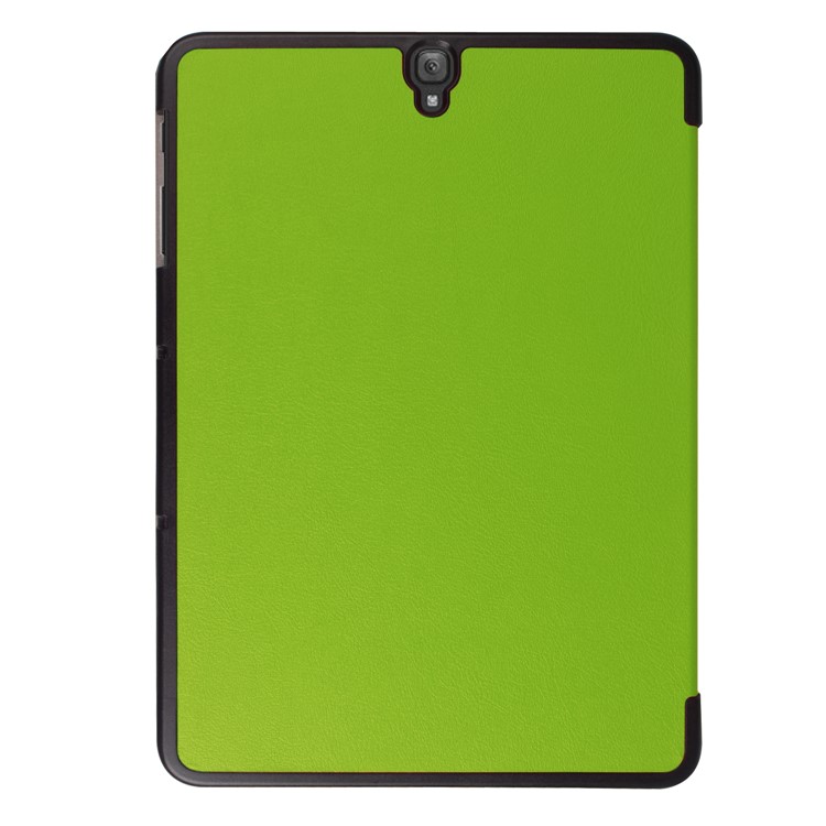 PU Leather Tri-fold Flip Shell Case for Samsung Galaxy Tab S3 9.7-inch T820 - Green-3