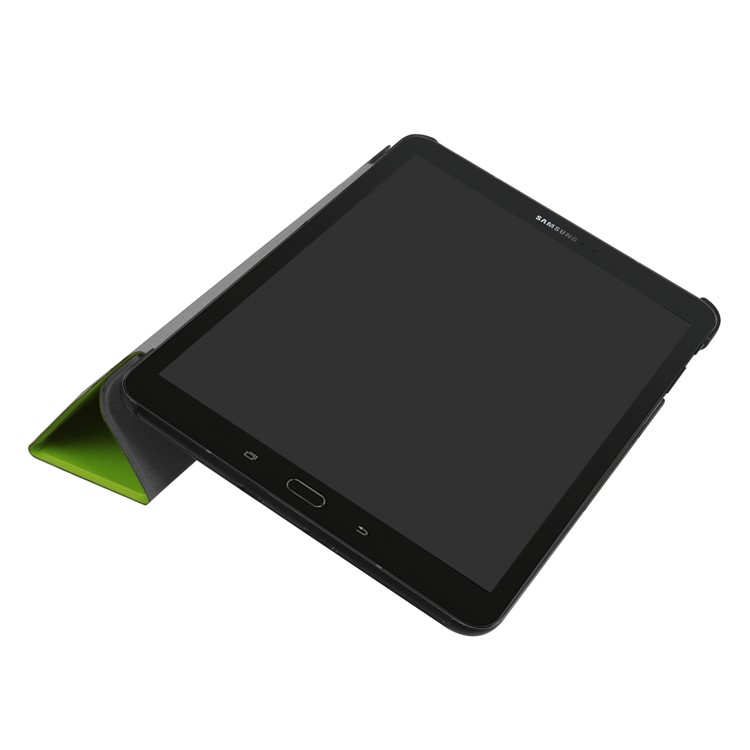 PU Leather Tri-fold Flip Shell Case for Samsung Galaxy Tab S3 9.7-inch T820 - Green-4