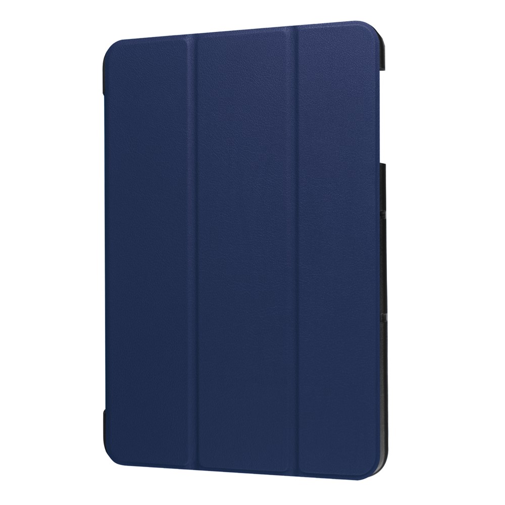 Cubierta de Tableta de Soporte de Cuero Tri-pliegue Para Samsung Galaxy Tab S3 9.7 Pulgadas T820 - Azul Oscuro-7