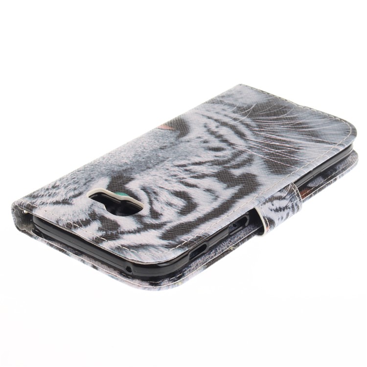 Pattern Printing Leather Wallet Case for Samsung Galaxy A5 (2017) SM-A520F - Tiger Pattern-5