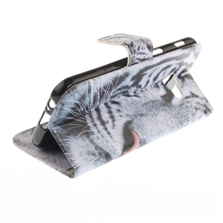 Pattern Printing Leather Wallet Case for Samsung Galaxy A5 (2017) SM-A520F - Tiger Pattern-7