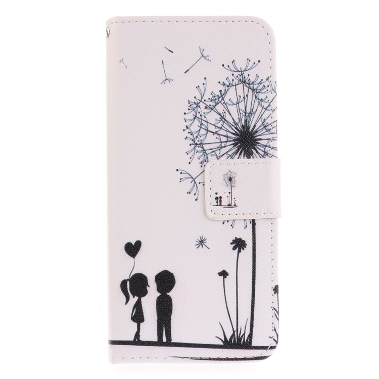 Case de Cuero de Billetera Para Samsung Galaxy S8 - Diente de León y Amantes-2