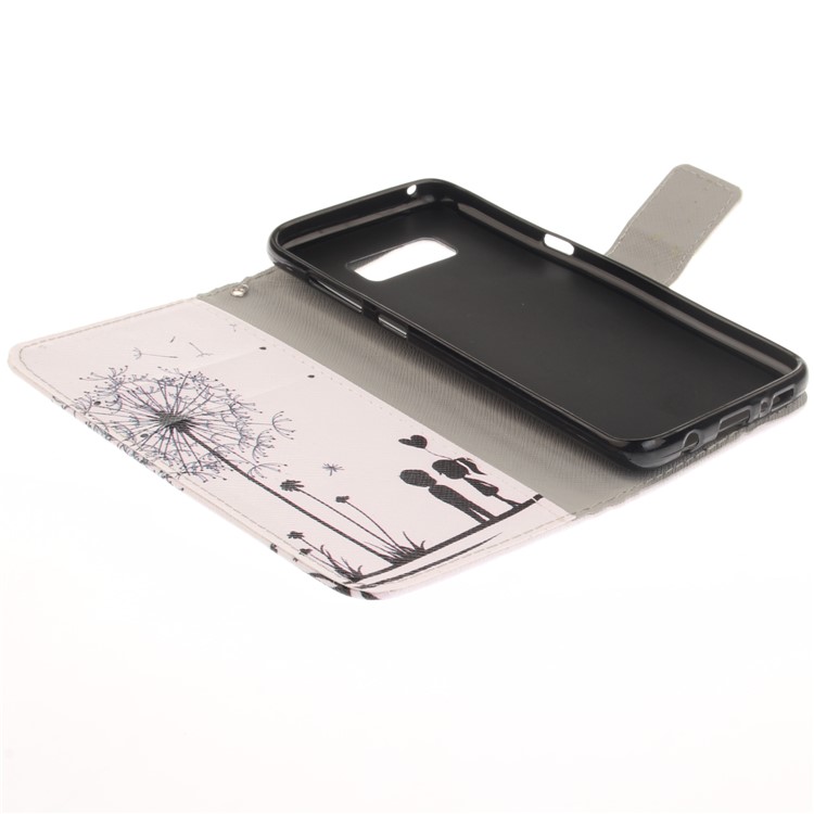 Wallet Leather Stand Case for Samsung Galaxy S8 - Dandelion and Lovers-8