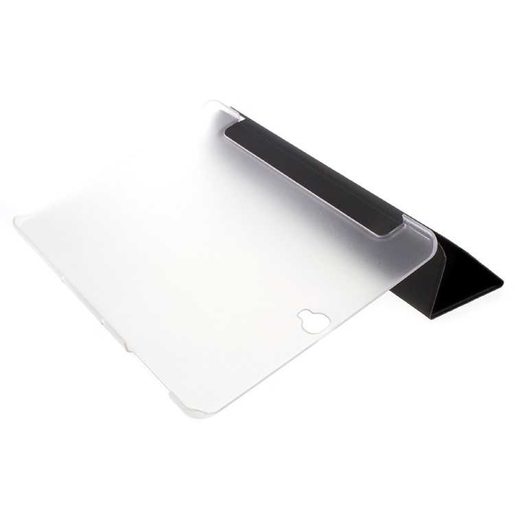 Toothpick Texture Tri-fold Stand Leather Case for Samsung Galaxy Tab S3 9.7" T820 - Black-8