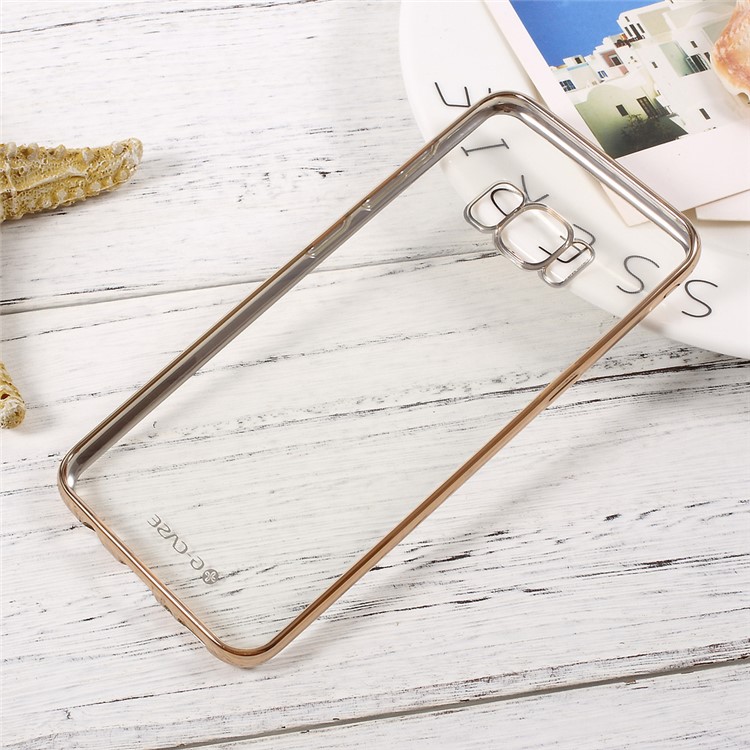 G-CASE Soft Electroplating TPU Cell Phone Shell for Samsung Galaxy S8+ G955 - Gold-2