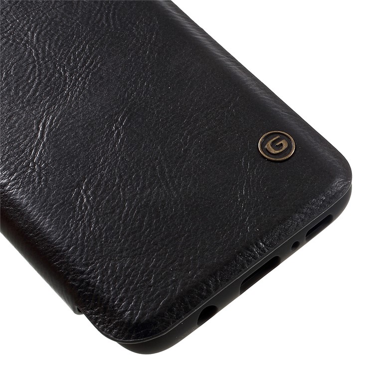 G-CASE Business Series Card Slot Flip Leather Case for Samsung Galaxy S8 G950 - Black-4